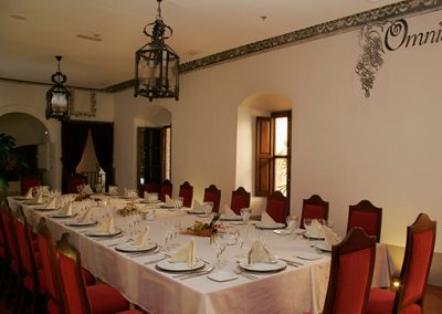 foto galería mesa para banquete en hotel convento la magdalena