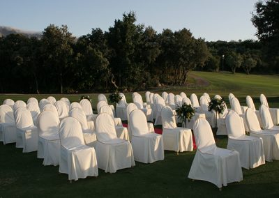 sillas en eventos del campo antequera golf